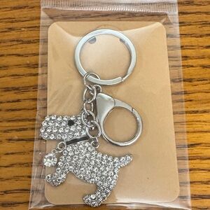 Silver Dog Key Holder